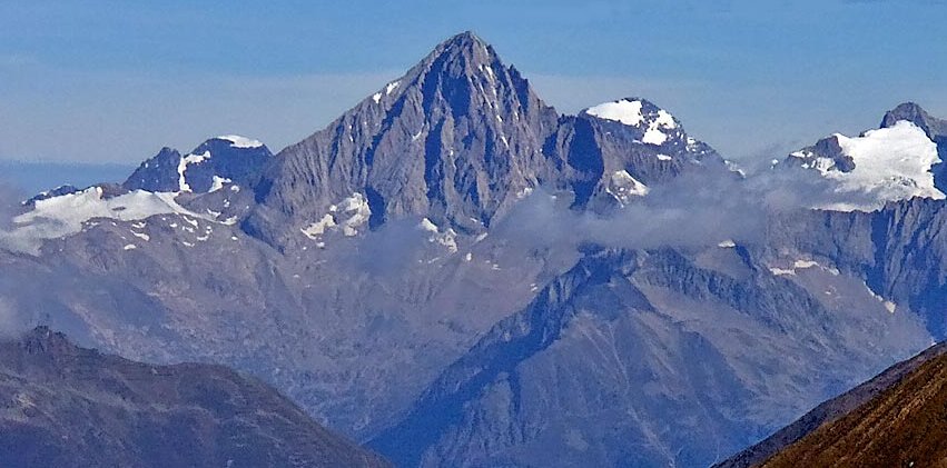 Zinalrothorn, 4221m in the Zermatt Region of the Swiss Alps