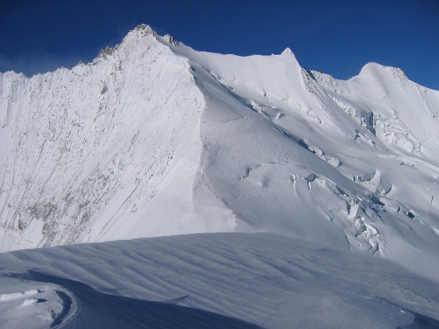 Nadelhorn ( 4327m ) in the Swiss Alps