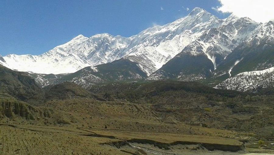 Nilgiri Peaks above Kali Gandaki Valley