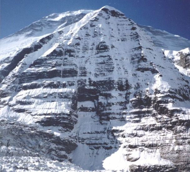 Base Camp beneath Little Eiger Face of Dhaulagiri