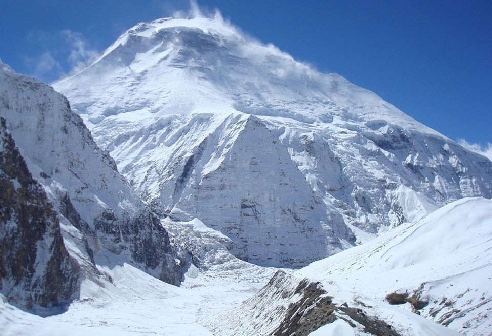 Dhaulagiri I on ascent to French Pass