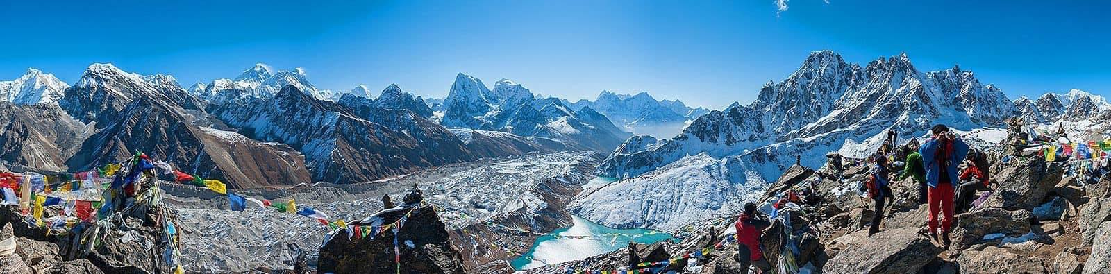 Panorama from Gokyo Ri