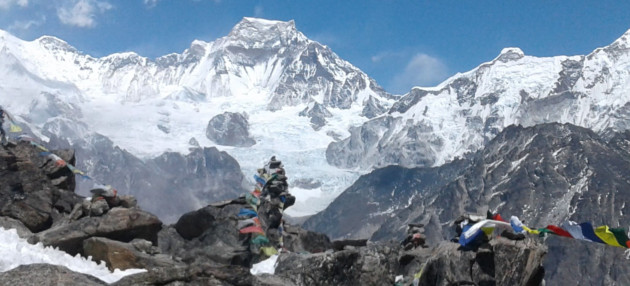 Gyachung Kang and Cha Kung from Gokyo Ri