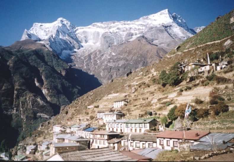 Kwande Ri from Namche Bazaar