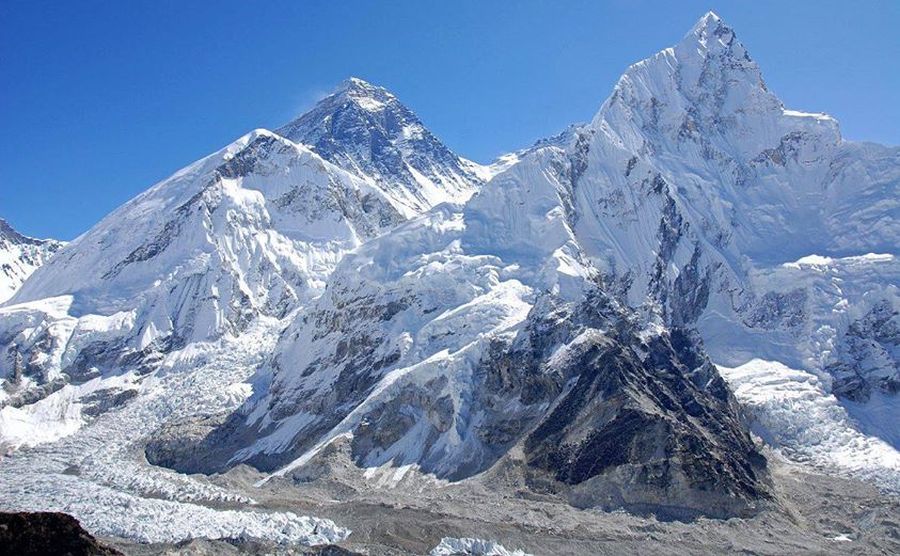 Everest and Nuptse from Kallar Pattar