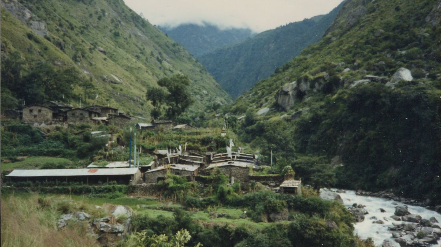 Syabru Besi Village at foot of Langtang Valley