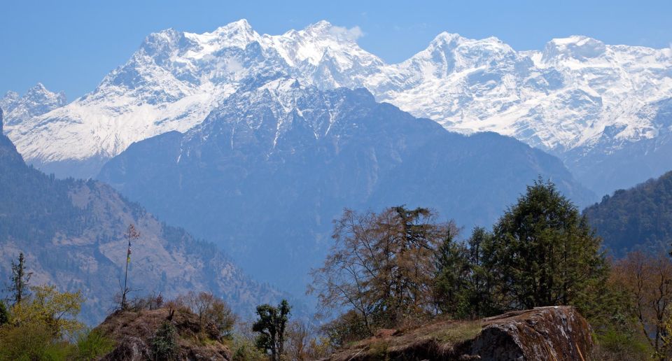 Mount Manaslu,Thulagi Chuli and Ngadi Chuli from Timang