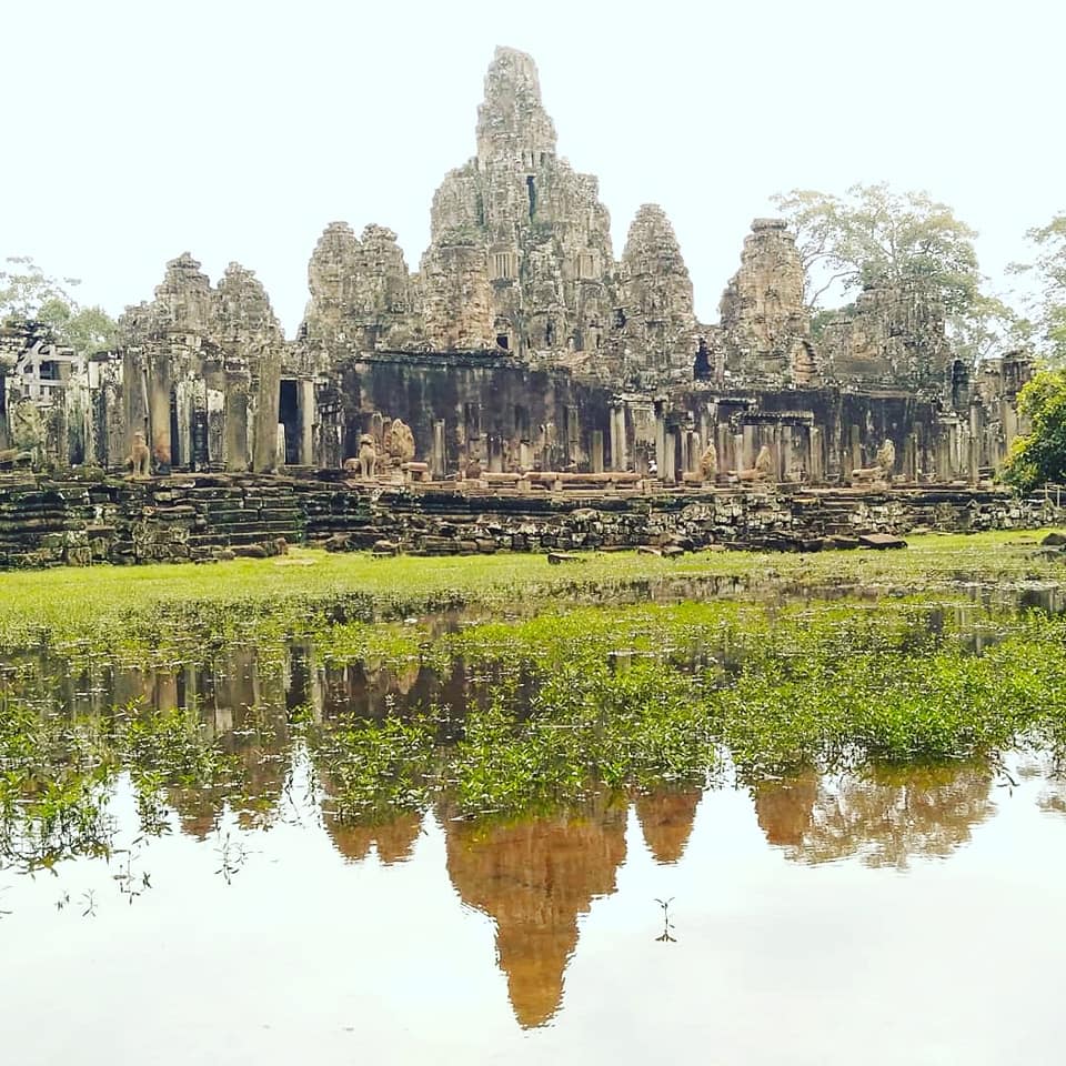 Bayon Temple in Angkor Thom in northern Cambodia