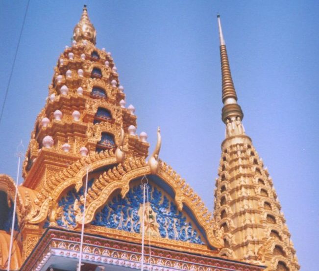 Stupa at Phnom Sampeau near Battambang in NW Cambodia