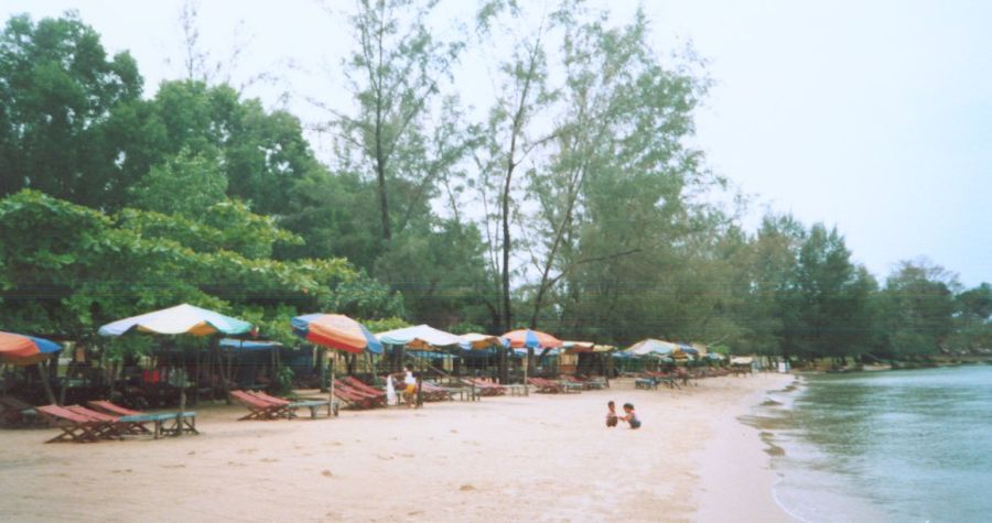 Victory Beach in Sihanoukville in Southern Cambodia