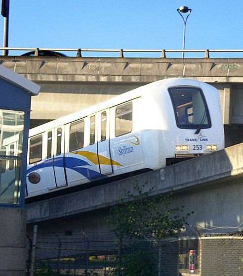 Sky Train in Vancouver