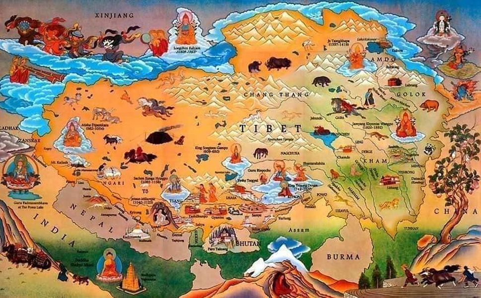 Map of Tibet