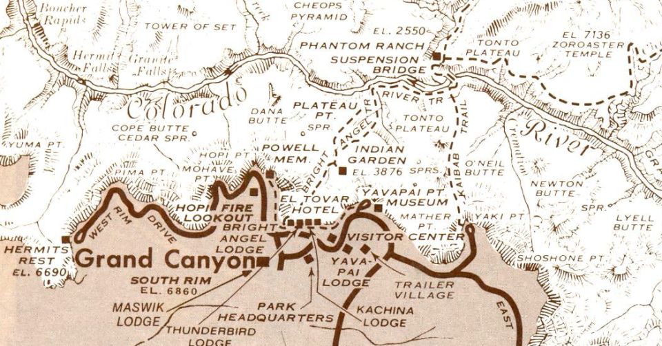 Map of Rocky Mountain National Park