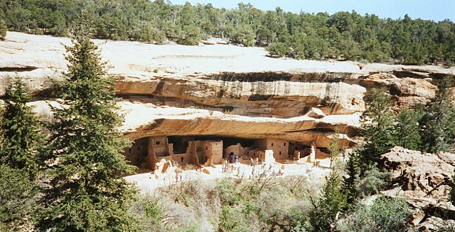 Cliff dwellings at Mesa Verde