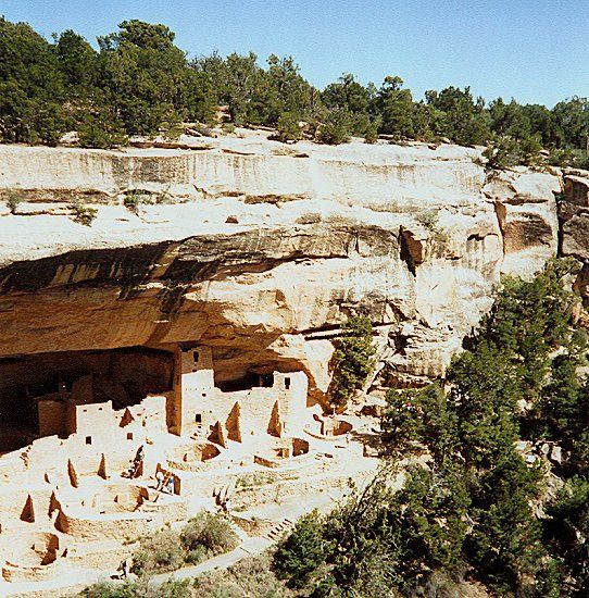 Cliff dwellings at Mesa Verde