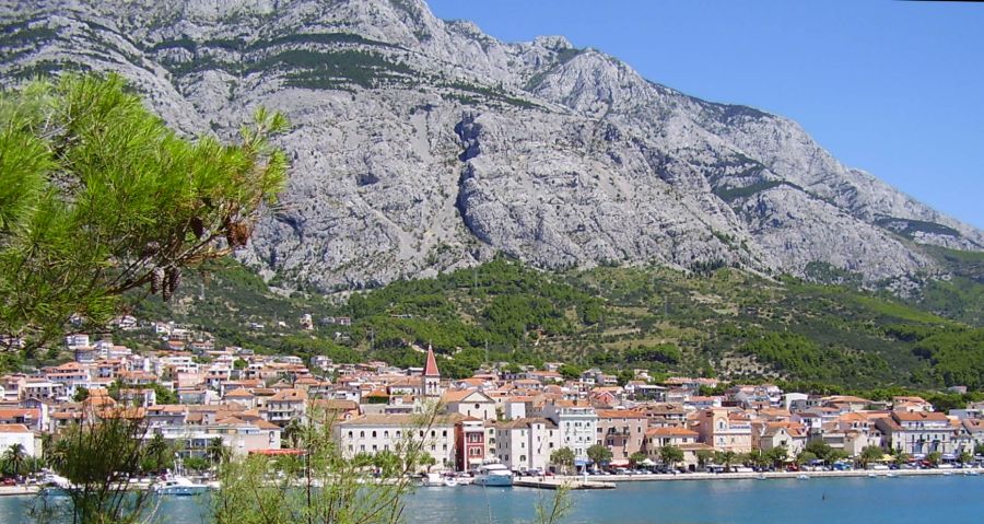 Makarska on the Adriatic Coast of Croatia