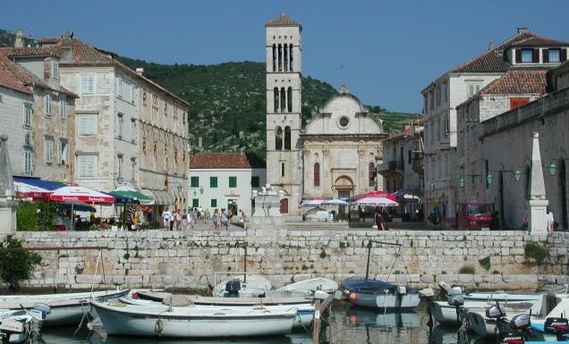 Hvar Island on Dalmatian Coast of Croatia