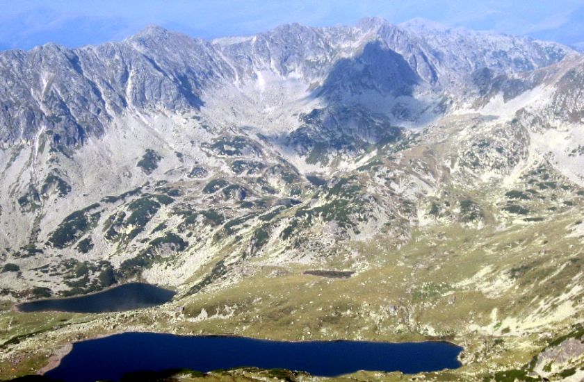 Lake Bucura in the Retezat Range of the Southern Carpathians in Romania