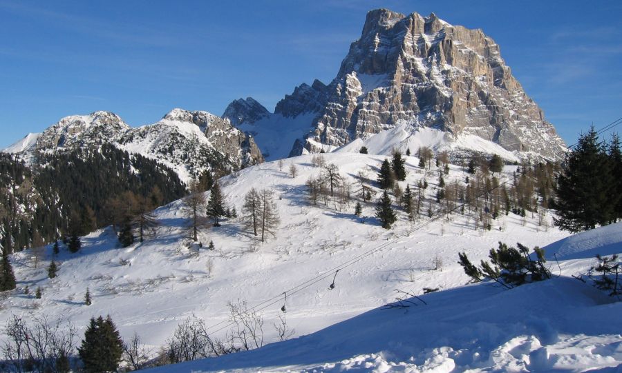 Monte Pelmo in the Italian Dolomites