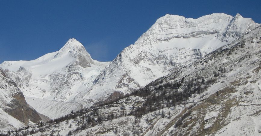 Fletschhorn and Lagginhorn