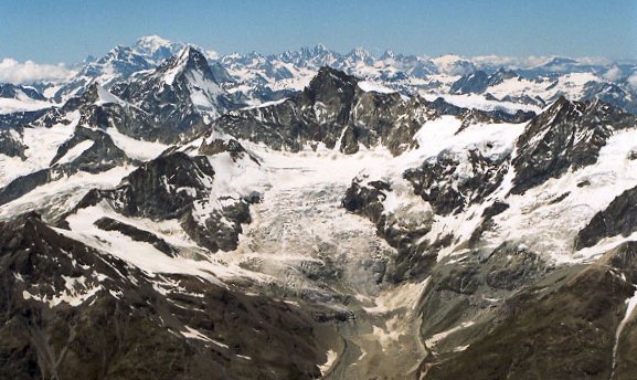 Mont Blanc from Weisshorn