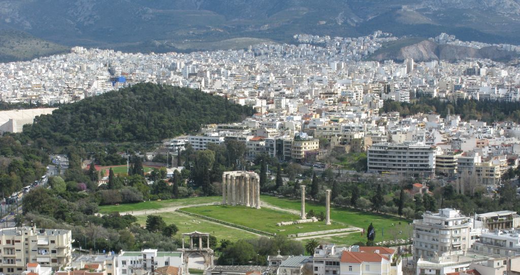 Temple of Olympian Zeus in Athens