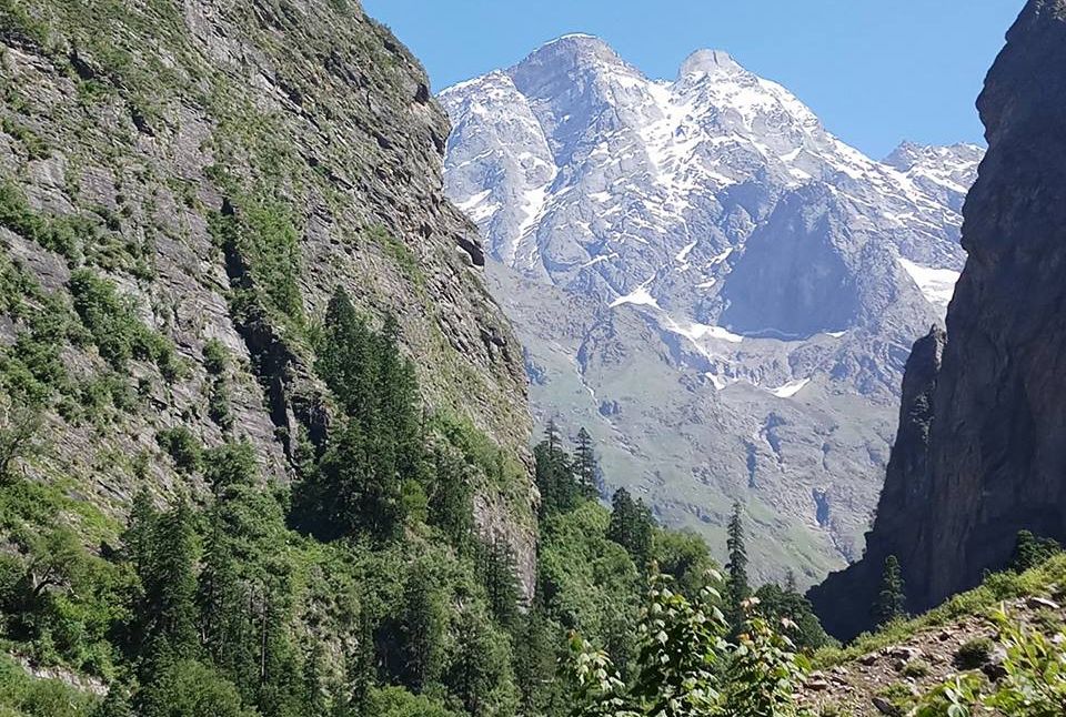 Himalayan Peaks above the Valley of Flowers