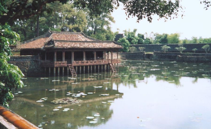 Lake at Tomb of Tu Duc on Perfume River Tour in Hue