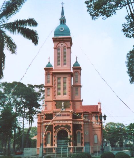 Cha Tam Church in Cholon ( Chinatown ) in Saigon ( Ho Chi Minh City )