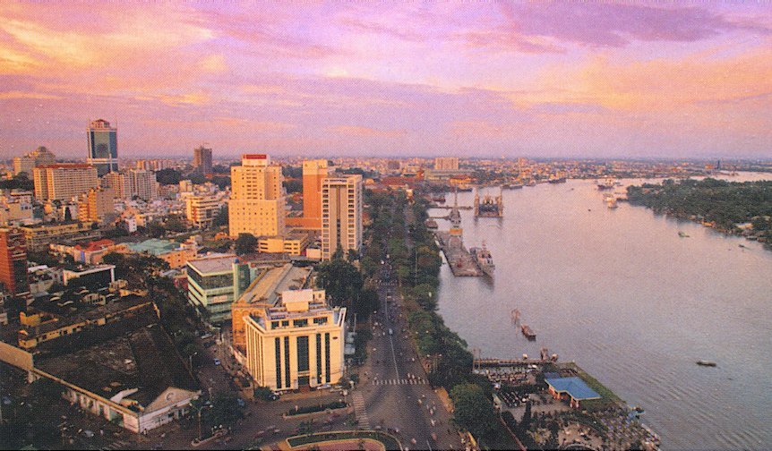 Saigon River in Ho Chi Minh City