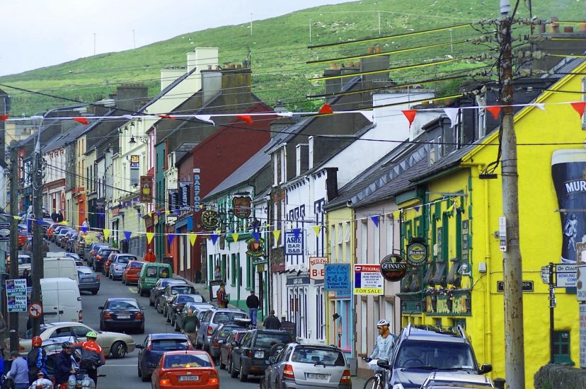 Dingle Town in the Southwest of Ireland ( Eire )