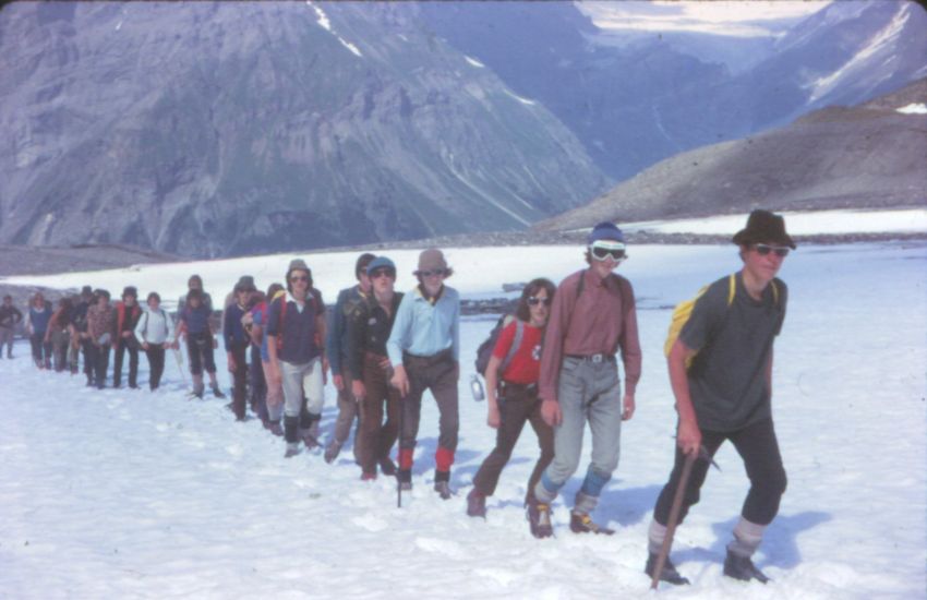 Ascent of the Wildstrubel in the Bernese Oberlands Region of the Swiss Alps