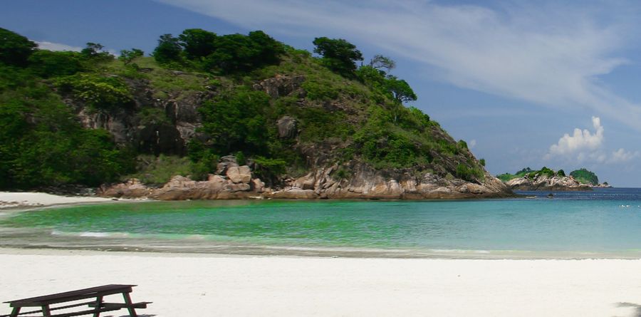 Beach on Pulau Redang off the East Coast of Peninsular Malaysia