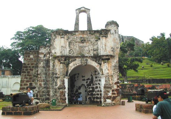 A Famosa Gateway in Malacca