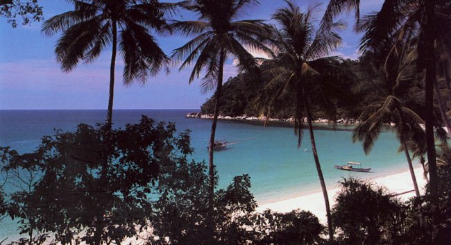 Beach near Batu Ferringhi on Pulau Penang