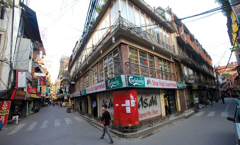 Thamel in Kathmandu