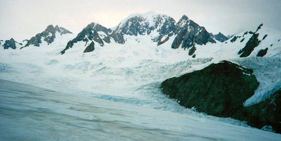 Mt. Tasman from the Fox Glacier