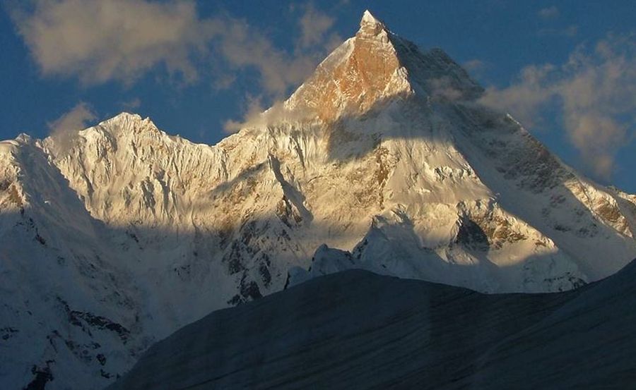 The Seven Thousanders - Masherbrum ( 7821m ) in the Karakorum Mountains of Pakistan