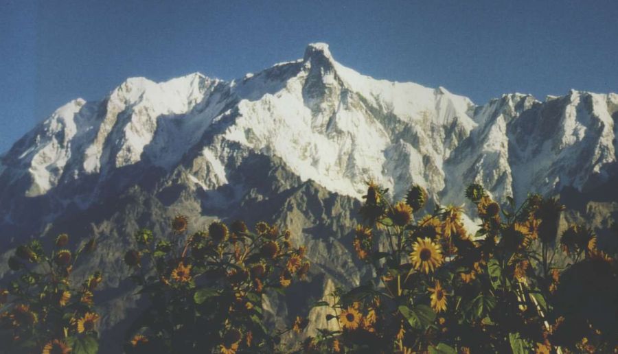 The Seven Thousanders - Ultar ( 7388m ) in the Karakorum Mountains of Pakistan