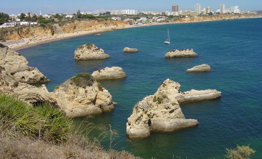 Praia da Rocha at Portimao