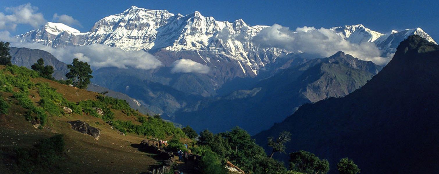 The Gurja Himal in the Dhaulagiri Region of the Nepal Himalaya