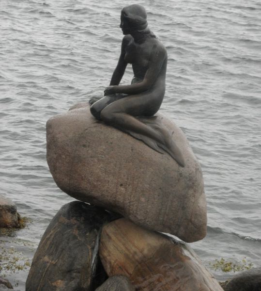 Little Mermaid in Copenhagen, Capital City of Denmark