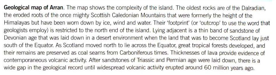 Geological Map of the Island of Arran