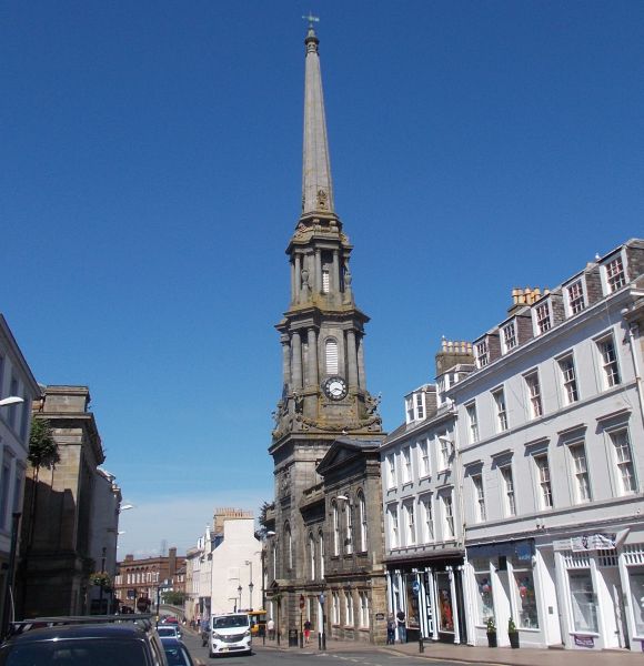 Town Hall Spire in New Bridge Street