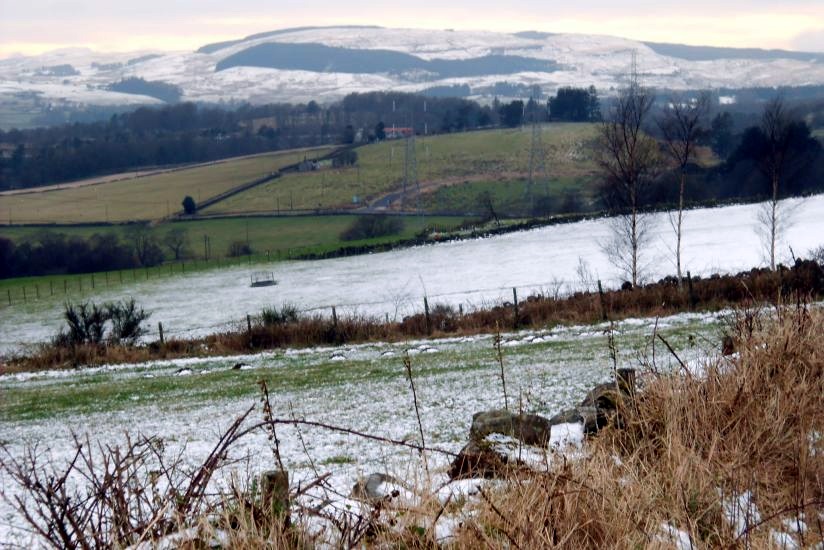 Kilpatrick Hills from Baldernock Linn Road