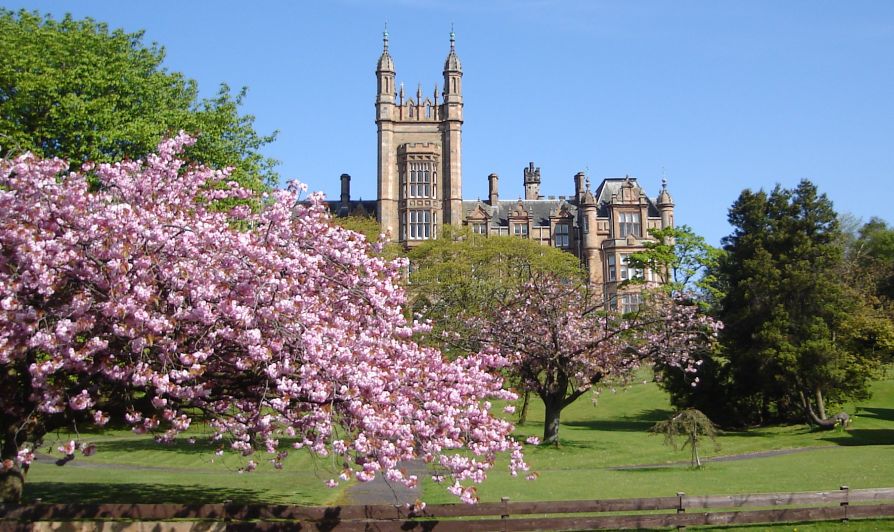 Schaw House in springtime