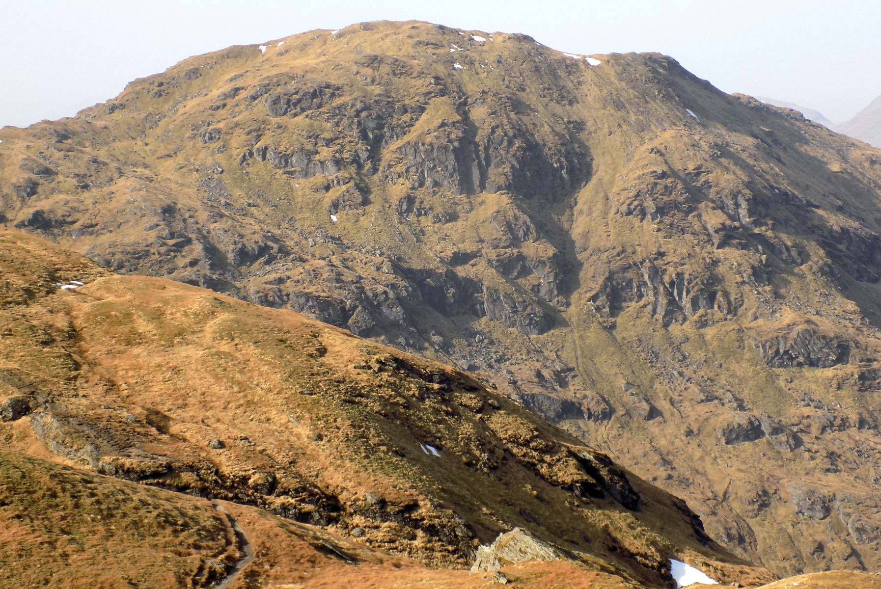 An Caisteal from Beinn a'Chroin