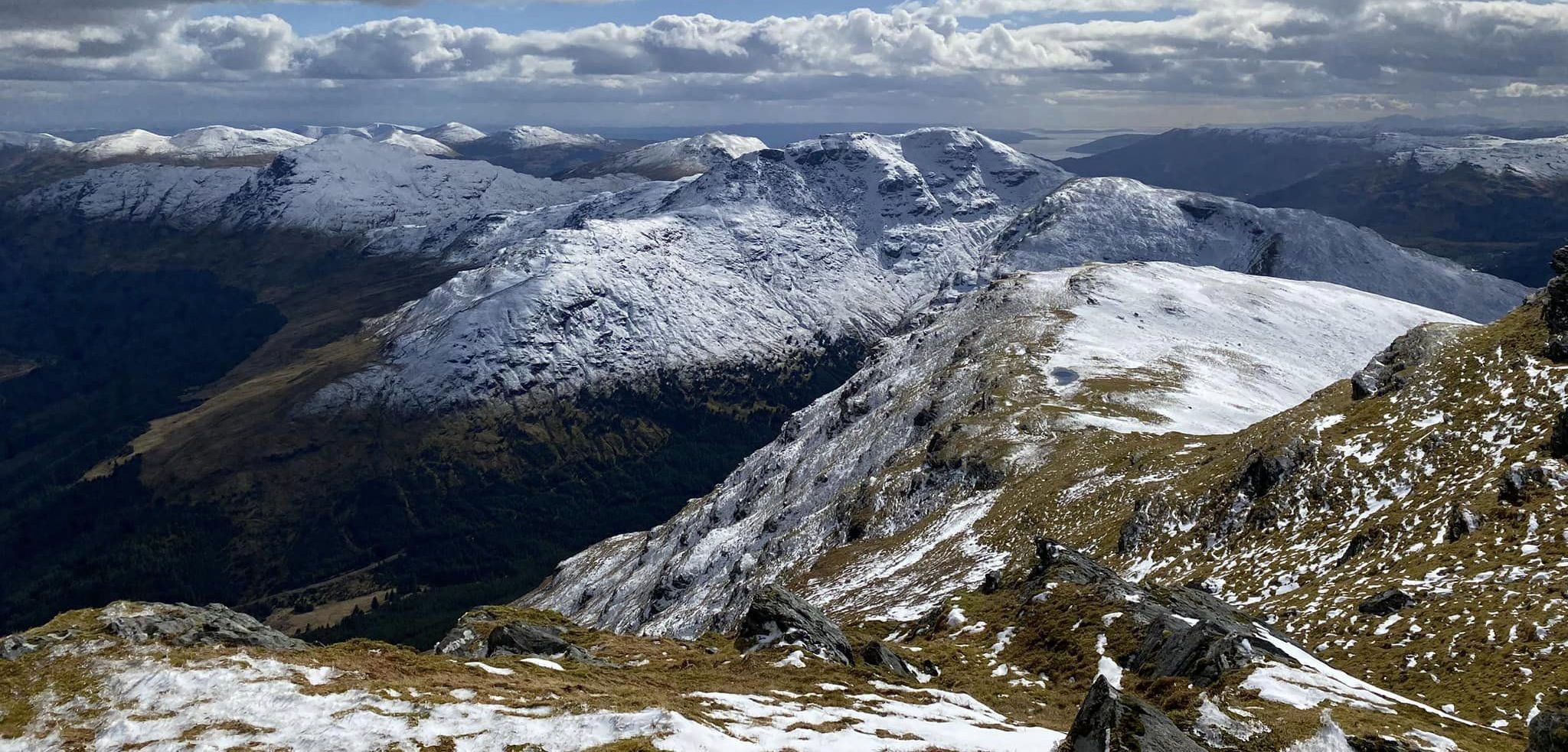 Ben Donich from Beinn an Lochain in the Southern Highlands of Scotland