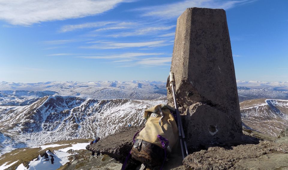 Trig Point on Ben Lawyers