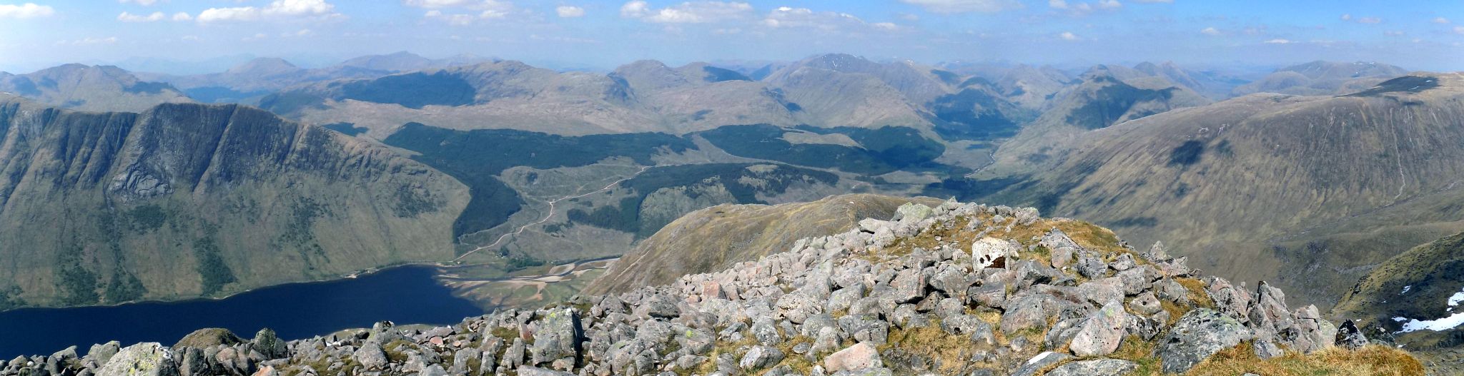 Summit panorama from Ben Starav